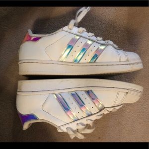 Adidas Holographic Superstar Sneakers